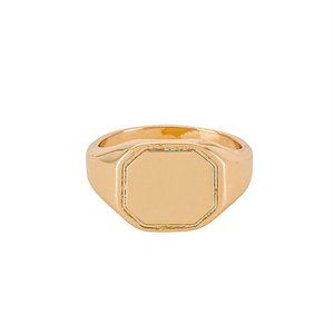 - NEW Ettika Signet Ring Gold AX4